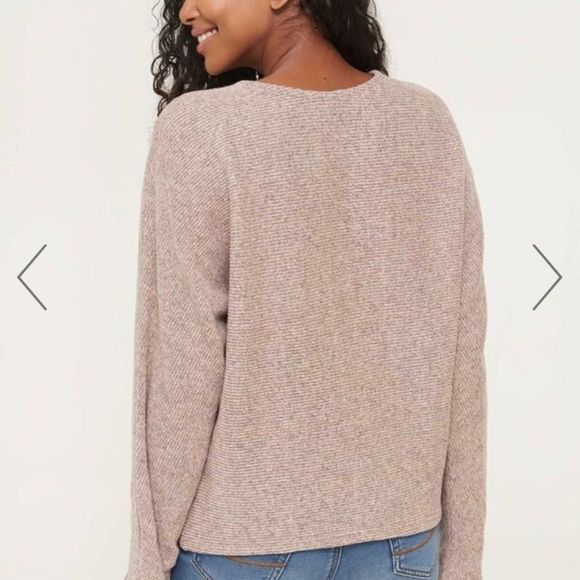 Ardene Knit Soft Ribbed Dolman Sweater - Picture 2 of 4
